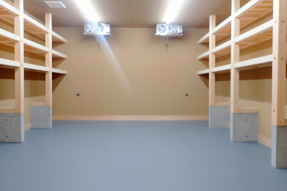 内観セラー兼熟成室